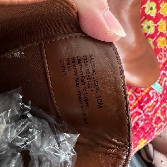 Worn once GH Bass leather ankle boots size 10 - Picture 5 of 6